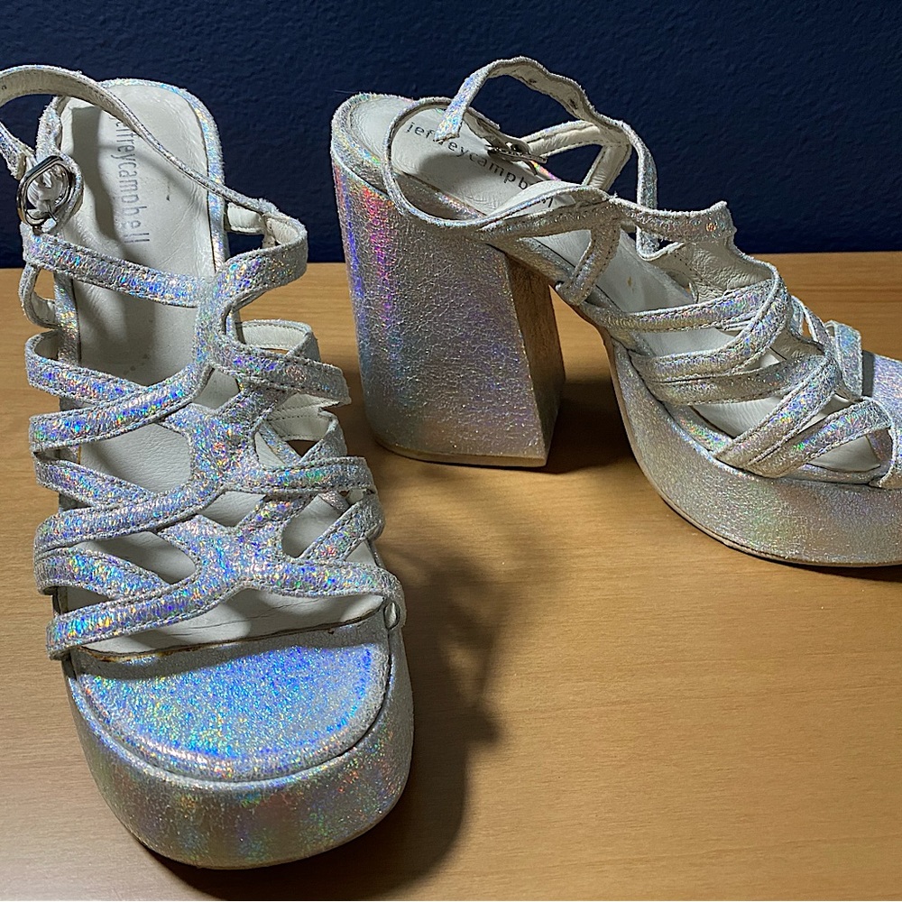 Jeffrey Campbell Hologram Platforms